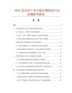 2026及未來5年中國石棉制品行業發展研究報告