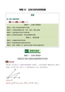 2026年高考數學二輪復習：專題10 立體幾何與空間向量（易錯專練）（全國適用）（原卷版）