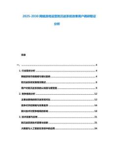 2025-2030網絡游戲運營防沉迷系統效果用戶調研取證分析