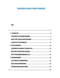 正時皮帶輪行業(yè)知識產(chǎn)權(quán)保護與侵權(quán)防范