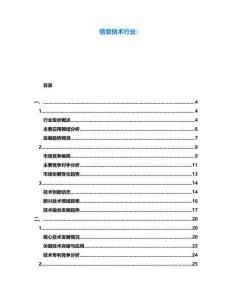 信息技術行業：