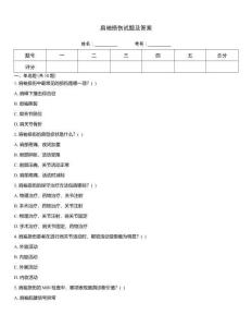 肩袖損傷試題及答案