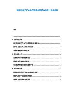磁控形狀記憶合金在微機電系統中的設計優化報告