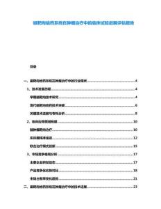 磁靶向給藥系統(tǒng)在腫瘤治療中的臨床試驗(yàn)進(jìn)展評(píng)估報(bào)告
