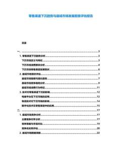 零售渠道下沉趨勢與縣域市場發(fā)展前景評估報(bào)告