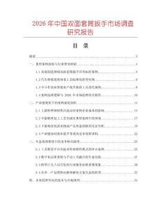 2026年中國雙面套筒扳手市場調(diào)查研究報(bào)告