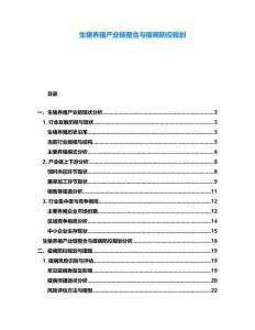 生豬養(yǎng)殖產(chǎn)業(yè)鏈整合與疫病防控規(guī)劃