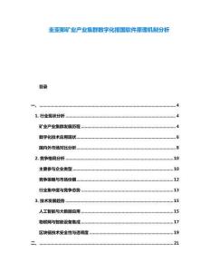 圭亞那礦業(yè)產(chǎn)業(yè)集群數(shù)字化報(bào)國軟件原理機(jī)制分析