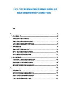 2025-2030亞洲智能城市建設(shè)項目規(guī)劃技術(shù)應(yīng)用公共設(shè)施城市規(guī)劃管理服務(wù)需求產(chǎn)業(yè)發(fā)展研究報告
