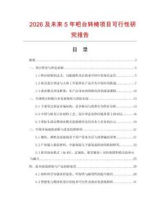 2026及未來5年吧臺轉椅項目可行性研究報告