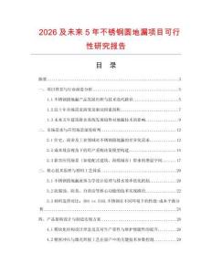 2026及未來5年不銹鋼圓地漏項(xiàng)目可行性研究報(bào)告