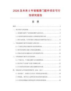 2026及未來5年玻璃滑門配件項目可行性研究報告