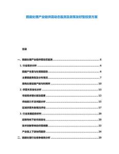 固废处理产业链供需动态监测及政策友好型投资方案