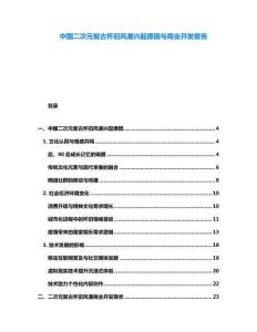 中國(guó)二次元復(fù)古懷舊風(fēng)潮興起原因與商業(yè)開(kāi)發(fā)報(bào)告