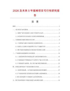 2026及未來5年搖椅項目可行性研究報告