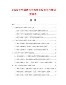 2026年中國(guó)繡花手帕項(xiàng)目投資可行性研究報(bào)告
