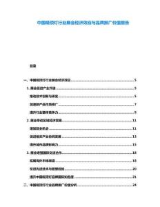 中國吸頂燈行業(yè)展會(huì)經(jīng)濟(jì)效應(yīng)與品牌推廣價(jià)值報(bào)告