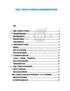 中國人工智能芯片市場現(xiàn)狀與未來發(fā)展前景研究報告