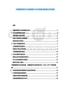 中國預制菜行業(yè)發(fā)展?jié)摿εc冷鏈物流配套分析報告