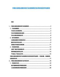 中國太赫茲成像系統(tǒng)行業(yè)發(fā)展現(xiàn)狀及項目投資評估報告