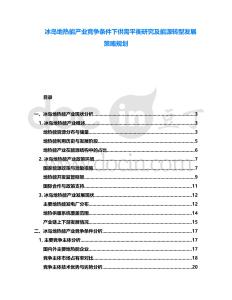 冰島地?zé)崮墚a(chǎn)業(yè)競爭條件下供需平衡研究及能源轉(zhuǎn)型發(fā)展策略規(guī)劃