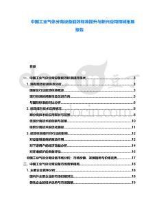 中國(guó)工業(yè)氣體分離設(shè)備能效標(biāo)準(zhǔn)提升與新興應(yīng)用領(lǐng)域拓展報(bào)告