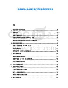 存儲(chǔ)器芯片技術(shù)演進(jìn)及市場(chǎng)競(jìng)爭(zhēng)格局研究報(bào)告