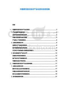 中國柔性顯示技術(shù)產(chǎn)業(yè)化資本扶持效果