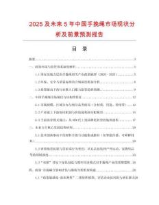 2025及未來5年中國手挽繩市場(chǎng)現(xiàn)狀分析及前景預(yù)測(cè)報(bào)告