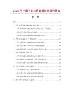 2026年中國手鉤花邊數(shù)據(jù)監(jiān)測(cè)研究報(bào)告
