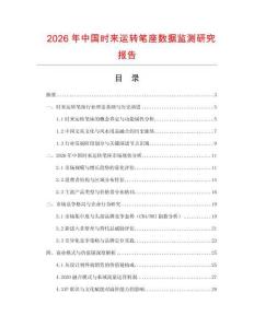 2026年中国时来运转笔座数据监测研究报告