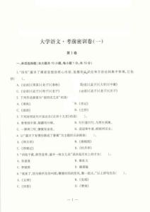 語文密押試題6