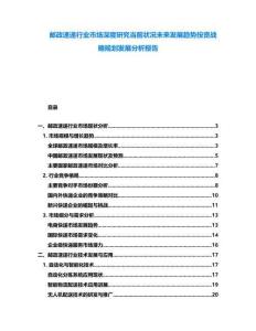 郵政速遞行業市場深度研究當前狀況未來發展趨勢投資戰略規劃發展分析報告