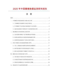 2025年中國圈套數據監測研究報告