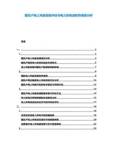 圖瓦盧海上風能稟賦評估與電力系統適配性調查分析