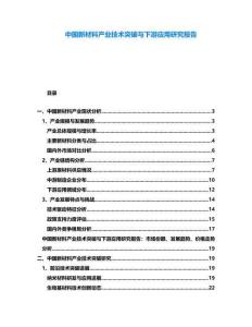 中國新材料產(chǎn)業(yè)技術(shù)突破與下游應(yīng)用研究報(bào)告