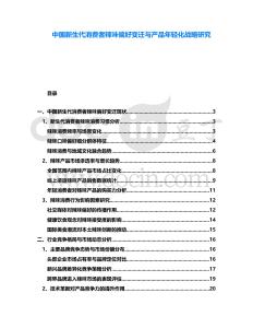 中國新生代消費(fèi)者辣味偏好變遷與產(chǎn)品年輕化戰(zhàn)略研究