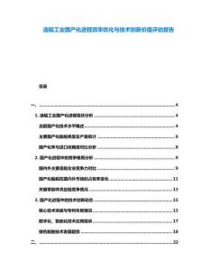 造船工業(yè)國產(chǎn)化進程效率優(yōu)化與技術(shù)創(chuàng)新價值評估報告