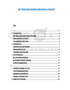國產(chǎn)美妝品牌出海戰(zhàn)略與國際競爭力分析報告