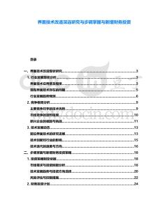 界面技術(shù)改造深遠研究與步調(diào)掌握與新增財務(wù)投資