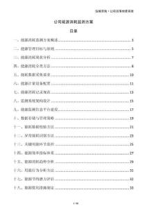 公司能源消耗監測方案