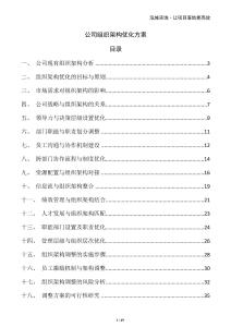 公司組織架構(gòu)優(yōu)化方案