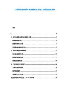 紅外熱成像儀技術參數提升方案及工業檢測應用案例