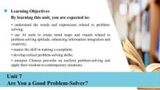 英語口語3（第二版）課件  7 Are You a Good Problem-Solver