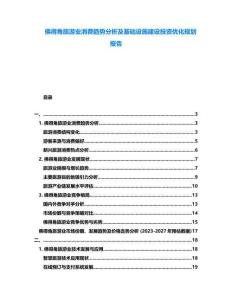佛得角旅游業(yè)消費(fèi)趨勢分析及基礎(chǔ)設(shè)施建設(shè)投資優(yōu)化規(guī)劃報告