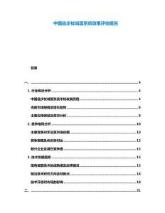 中國(guó)徒步杖減震系統(tǒng)效果評(píng)估報(bào)告