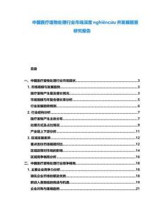 中國醫(yī)療廢物處理行業(yè)市場深度nghiênc?u并發(fā)展前景研究報告