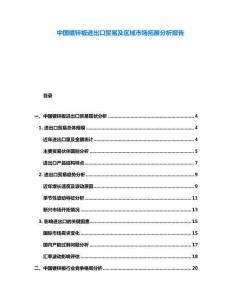 中國鍍鋅板進出口貿易及區域市場拓展分析報告