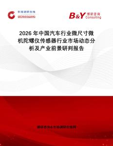 2026年中國(guó)汽車行業(yè)微尺寸微機(jī)陀螺儀傳感器行業(yè)市場(chǎng)動(dòng)態(tài)分析及產(chǎn)業(yè)前景研判報(bào)告