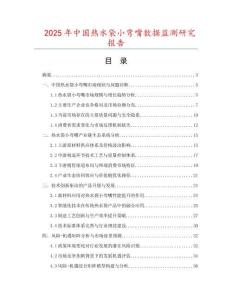 2025年中國熱水袋小彎嘴數(shù)據(jù)監(jiān)測研究報告